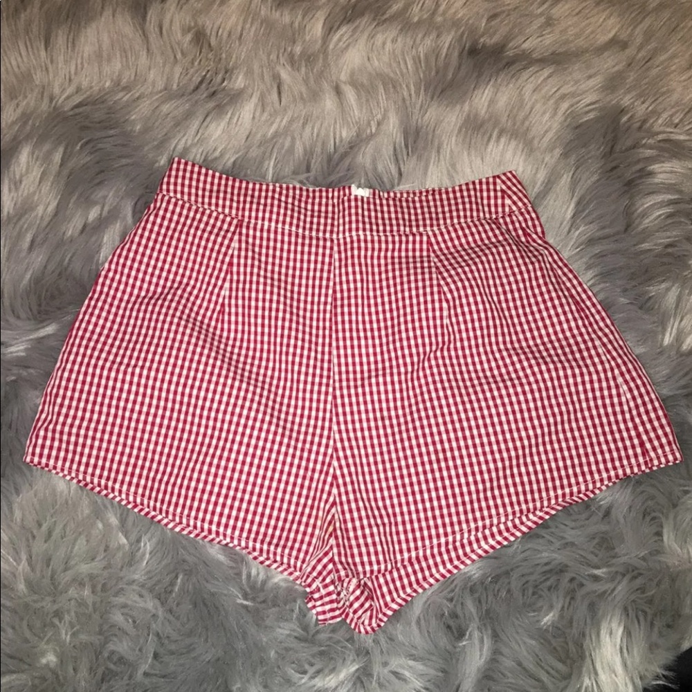 Charlotte Russe Plaid Shorts